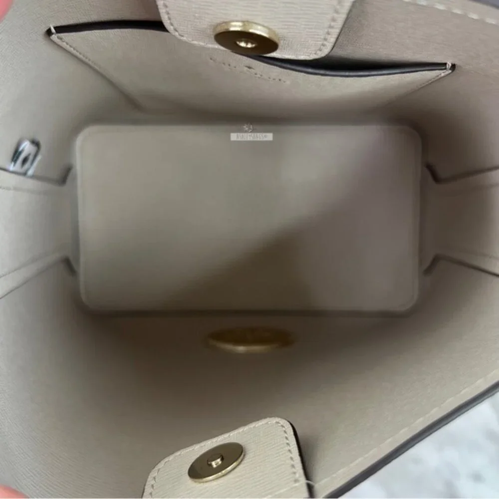 Kate Spade Darcy Bucket Bag & Small Zip Card Case Wallet In Peach Nectar Pink - Picture 8 of 15